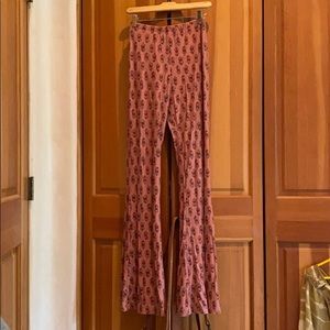 NOVELLA ROYALE rose bell bottoms S